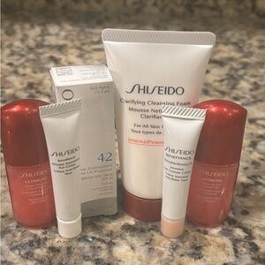 Shiseido Skincare Set - Red and White